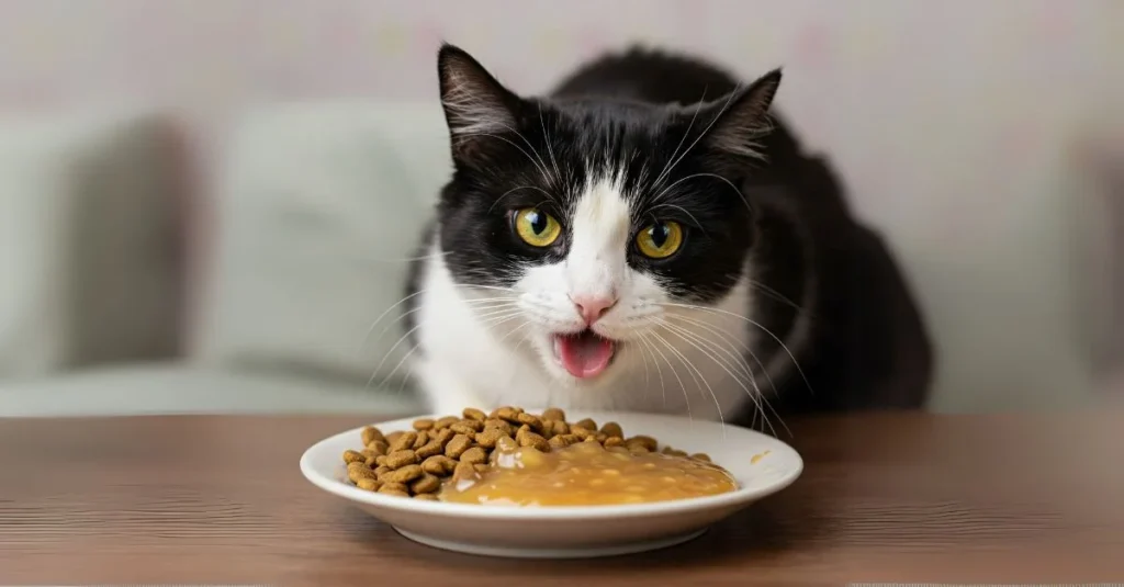 Cat Food Gravy vs. Dry Food