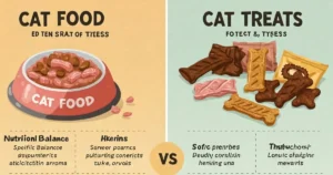 Cat Food vs Cat Treats